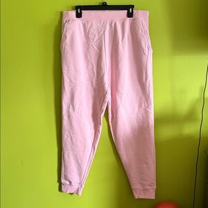 NWT Cocoburry Pink Sweatpants Joggers Size XL